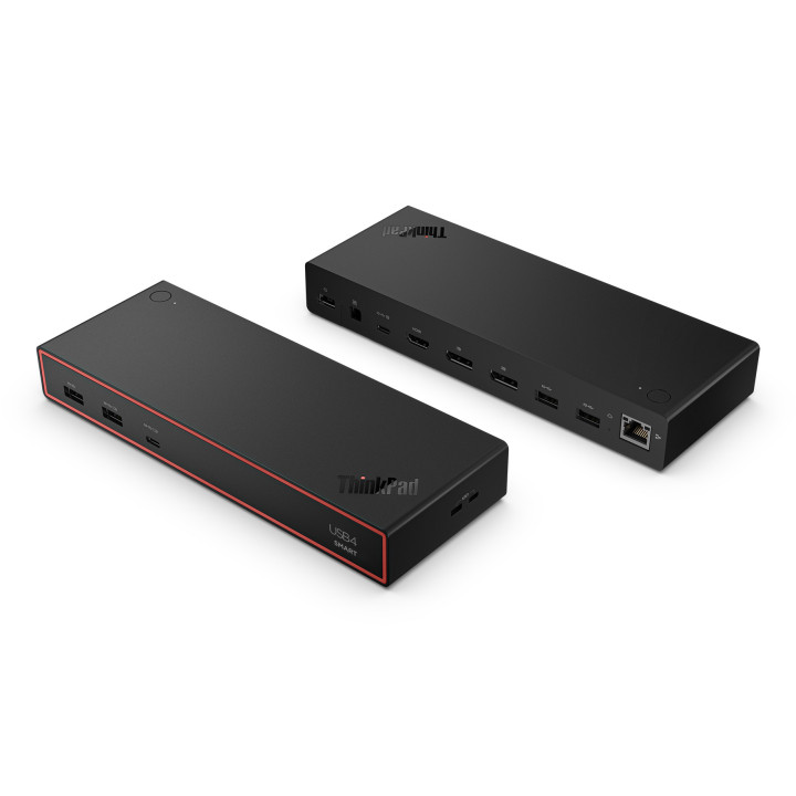 Lenovo ThinkPad USB4 Smart Dock 5500 with 135W Adapter Com fios Preto