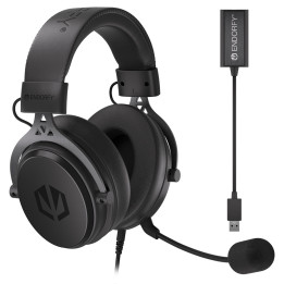 ENDORFY VIRO Plus USB Auscultadores Com fios Fita de cabeça Música Dia-a-dia Preto