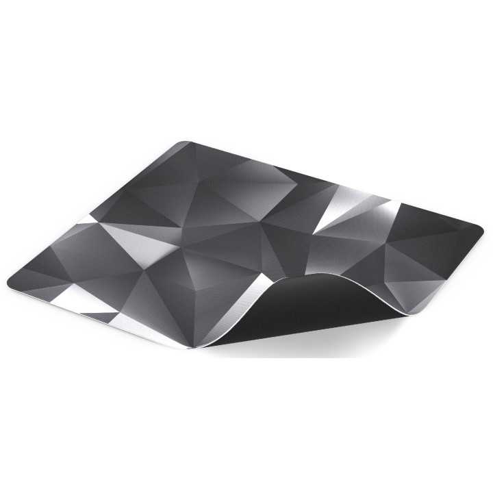 ENDORFY Crystal Black L Tapete Gaming Preto, Branco
