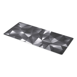 ENDORFY Crystal Black XL Tapete Gaming Preto, Cinzento, Branco