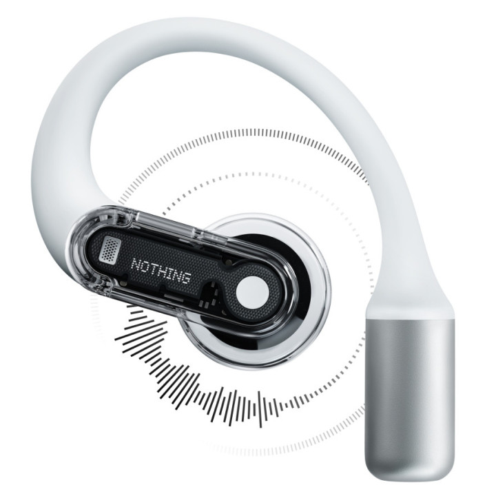 Nothing Ear (open) Auscultadores True Wireless Stereo (TWS) Intra-auditivo Chamadas Música Bluetooth Branco