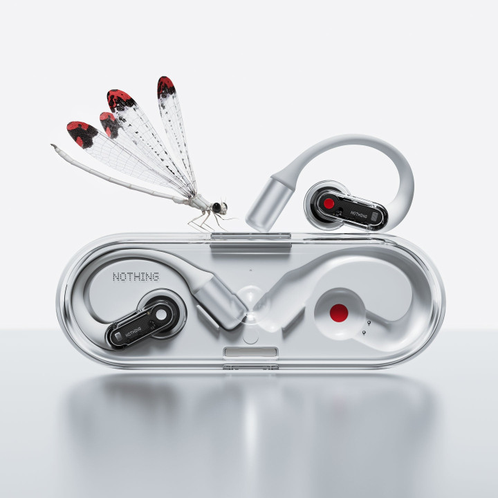 Nothing Ear (open) Auscultadores True Wireless Stereo (TWS) Intra-auditivo Chamadas Música Bluetooth Branco