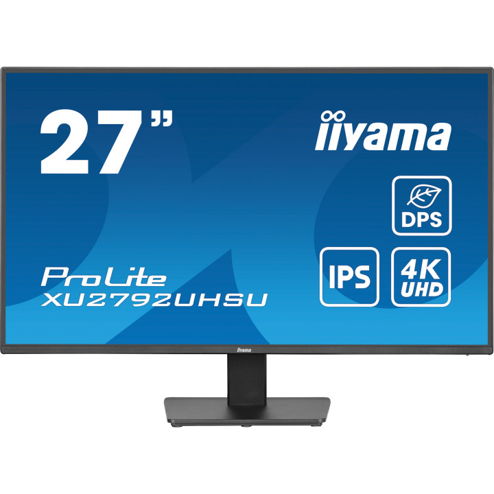 iiyama ProLite XU2792UHSU-B6 monitor de ecrã 68,6 cm (27") 3840 x 2160 pixels 4K Ultra HD LED Preto
