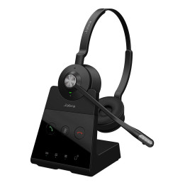 Jabra Engage 65 SE Auscultadores Sem fios Fita de cabeça Escritório Call center Preto