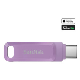 SanDisk Ultra Dual Drive Go unidade de memória USB 1 TB USB Type-C 3.2 Gen 1 (3.1 Gen 1) Lavanda