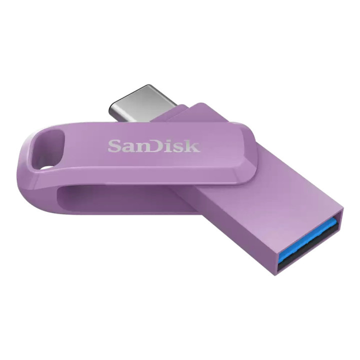 SanDisk Ultra Dual Drive Go unidade de memória USB 1 TB USB Type-C 3.2 Gen 1 (3.1 Gen 1) Lavanda