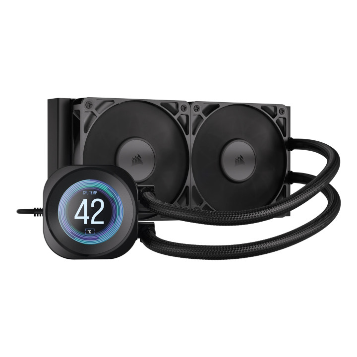 Corsair Nautilus 240 RS LCD Processador Refrigerador líquido all-in-one 12 cm Preto 1 unidade(s)