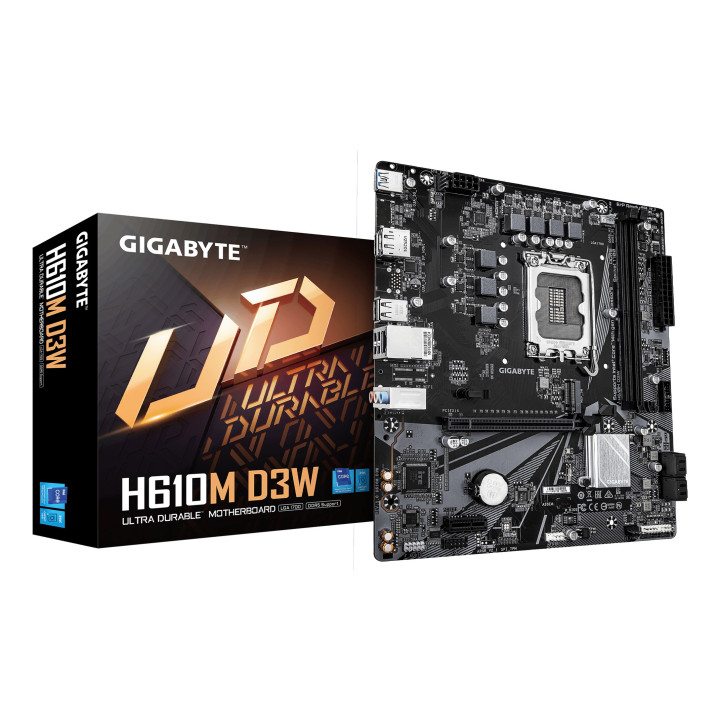 GIGABYTE H610M D3W motherboard Intel H610 LGA 1700 micro ATX