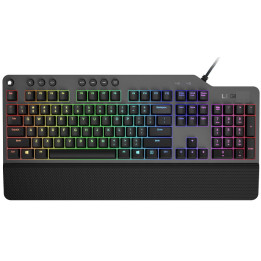 Lenovo Legion K500 teclado Jogos USB Português Preto, Cinzento