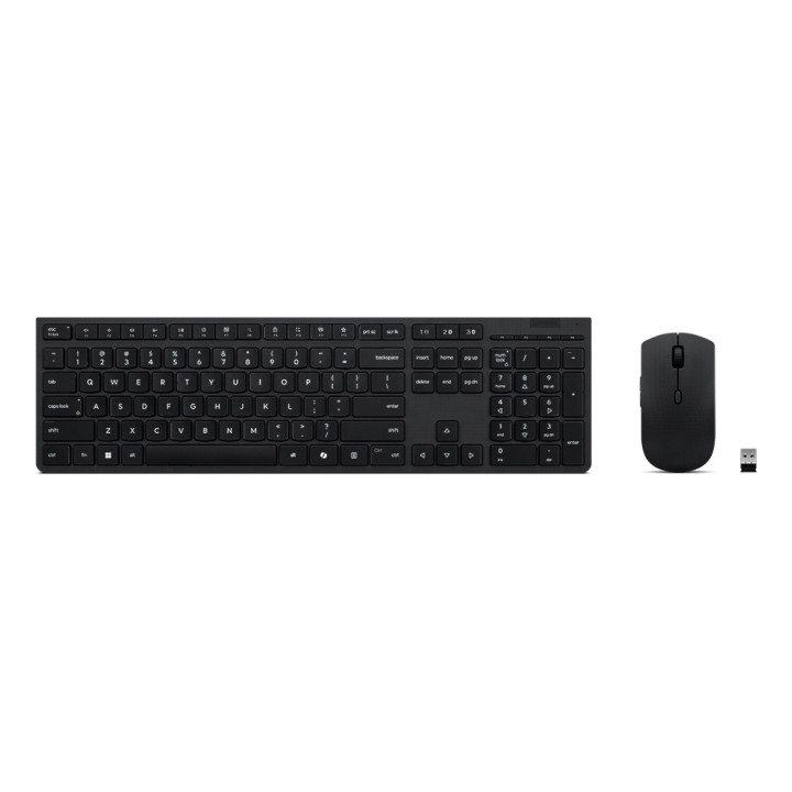 Lenovo 4X31R64340 teclado Rato incluído Escritório RF Wireless + Bluetooth Português Preto