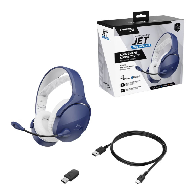 Headset Gaming HyperX Cloud Jet Azul-claro