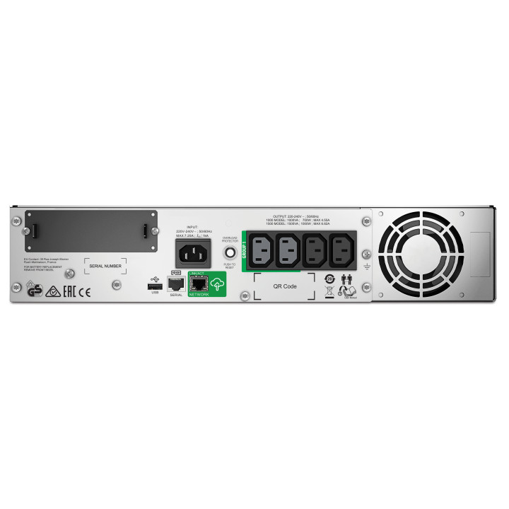 APC SMT1000RMI2UC UPS Linha interativa 1 kVA 700 W 4 tomada(s) CA