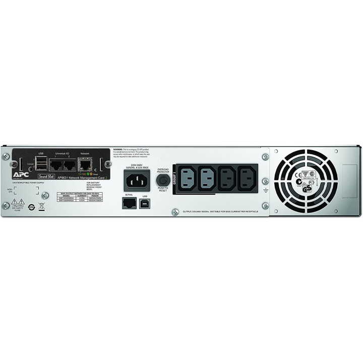 APC Smart- 1500VA UPS Linha interativa 1,5 kVA 1000 W 4 tomada(s) CA