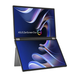 ASUS ZenScreen Duo OLED MQ149CD monitor de ecrã 35,6 cm (14") 1920 x 1200 pixels WUXGA Prateado