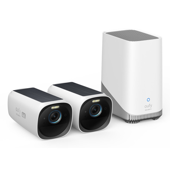 Eufy T88713W1 câmara de segurança Caixa Câmara de segurança IP Exterior 3840 x 2160 pixels Parede
