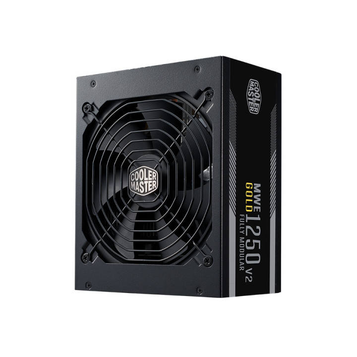 Cooler Master MWE Gold 1250 V2 ATX 3.1 fonte de alimentação 1250 W 24-pin ATX Preto