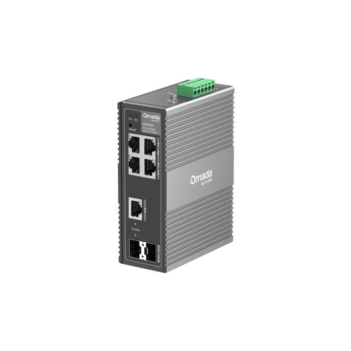 TP-Link Omada IES206G switch de rede Gerido Gigabit Ethernet (10 100 1000) Preto