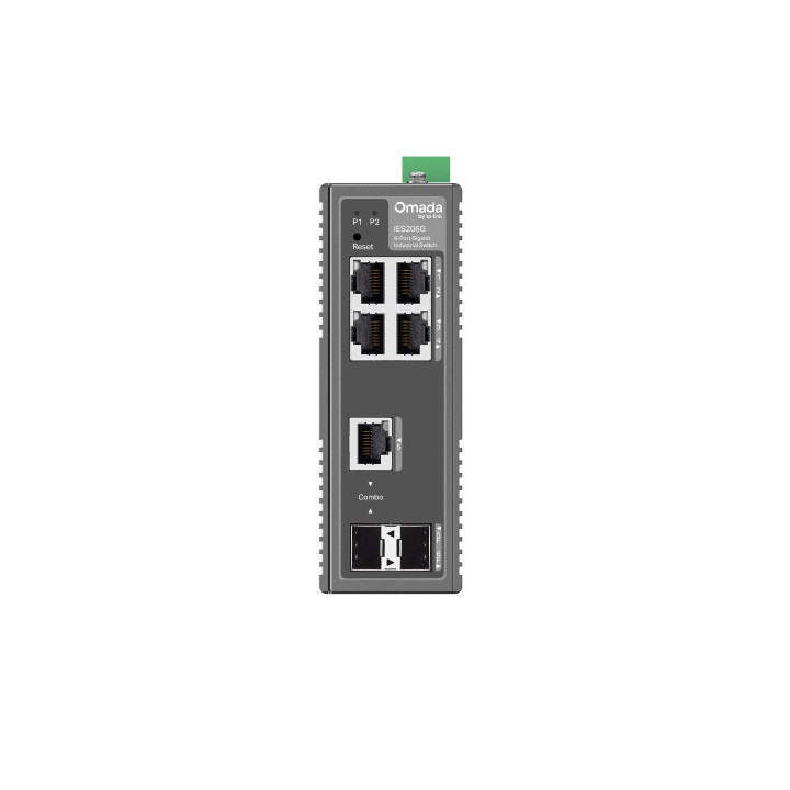 TP-Link Omada IES206G switch de rede Gerido Gigabit Ethernet (10 100 1000) Preto