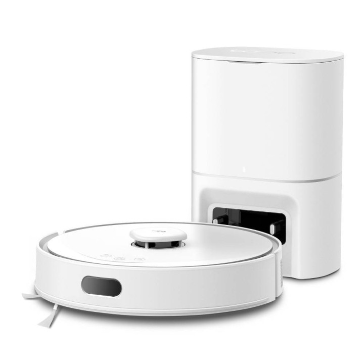 Aspirador Robô TP-Link Tapo RV30 Max Plus 5300Pa Branco + Doca Auto-Esvaziamento