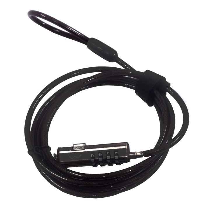 Ewent EW1238 cadeado antirroubo Preto 1,8 m