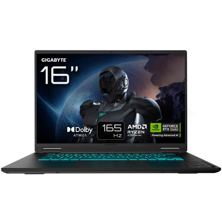GIGABYTE GAMING A16 3WHK3PT864SD laptop portátil AMD Ryzen™ 7 260 Computador portátil 40,6 cm (16") WUXGA 32 GB DDR5-SDRAM 1 TB