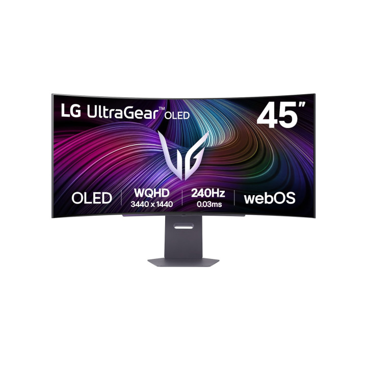 LG 45GX90SA-B monitor de ecrã 114,3 cm (45") 3440 x 1440 pixels Wide Quad HD OLED Preto