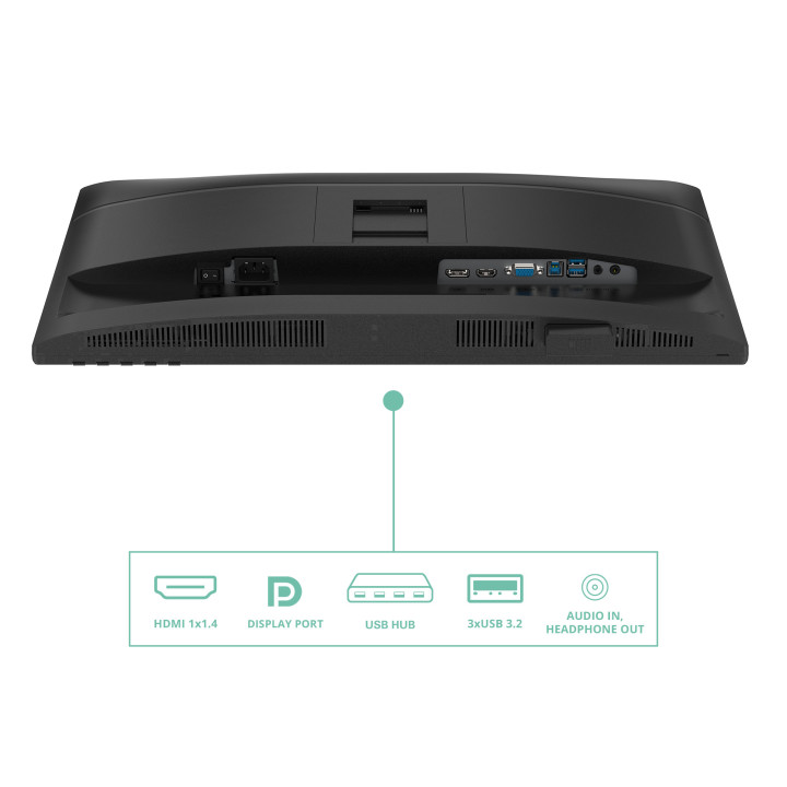 AOC 24P4U monitor de ecrã 60,5 cm (23.8") 1920 x 1080 pixels Full HD Preto