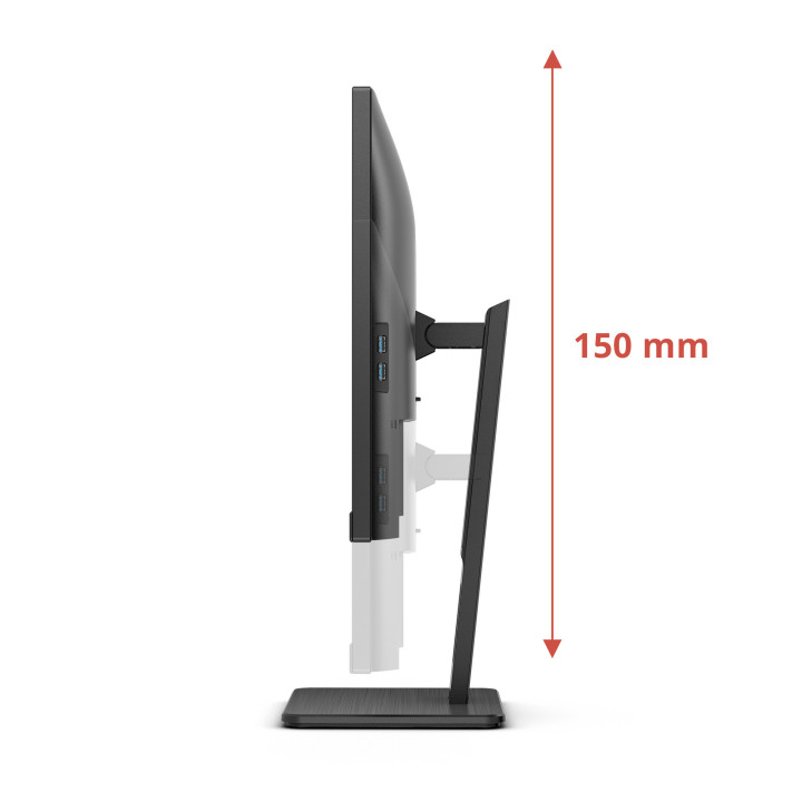 AOC E3 U27E3UF monitor de ecrã 68,6 cm (27") 3840 x 2160 pixels 4K Ultra HD LED Preto