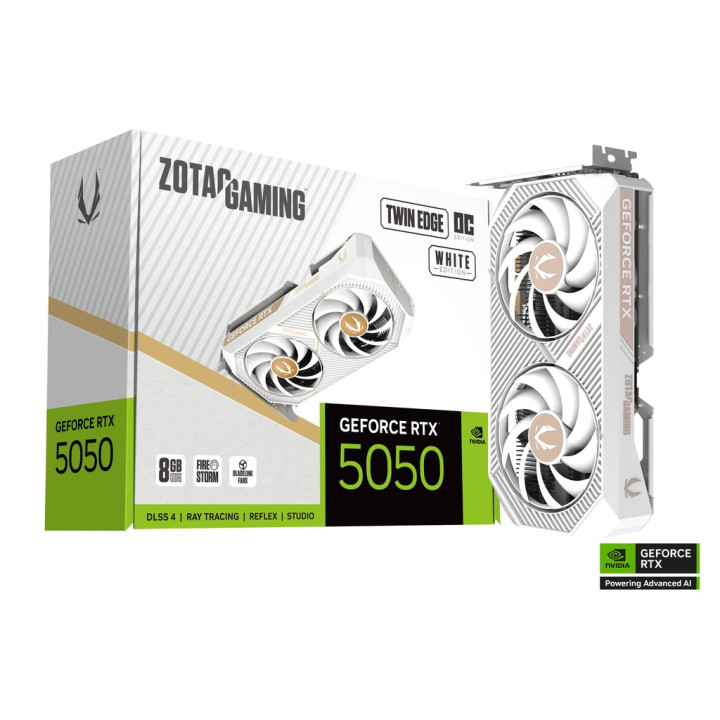 Gráfica Zotac GAMING GeForce RTX 5050 Twin Edge OC NVIDIA 8 GB GDDR6