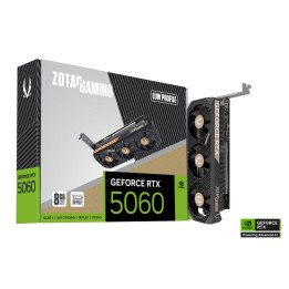 Gráfica Zotac GAMING GeForce RTX 5060 Low Profile NVIDIA 8 GB GDDR7