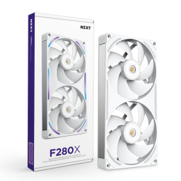 NZXT F280X Caixa de computador Ventoinha 14 cm Branco 1 unidade(s)