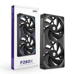 NZXT F280X Caixa de computador Ventoinha 14 cm Preto 1 unidade(s)