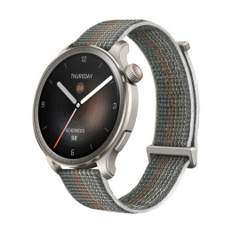 Amazfit Balance 3,81 cm (1.5") AMOLED 46 mm Digital 480 x 480 pixels Ecrã táctil Cinzento Wi-Fi GPS