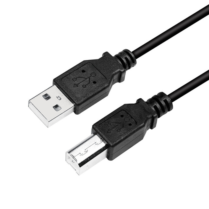 LogiLink CU0007B cabo USB USB 2.0 2 m USB A USB B Preto