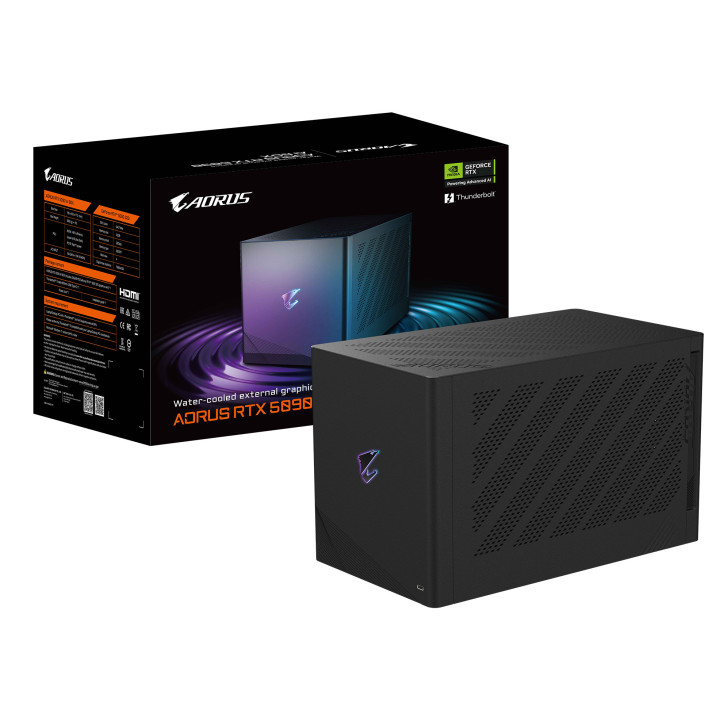 GIGABYTE AORUS RTX 5090 AI BOX GeForce RTX 5090 Preto