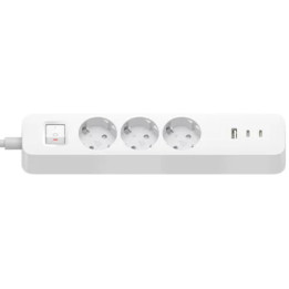 Xiaomi BHR07UKEU estabilizador de corrente Branco 3 tomada(s) CA 250 V 1,4 m