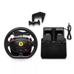 Thrustmaster T98-P FERRARI 296 GTB Preto Volante + Pedais Analógico   Digital PC, PlayStation 4, PlayStation 5