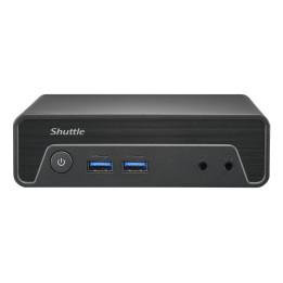 Shuttle Nano PC NE10N PC de 0,6L Preto N100 Intel SoC