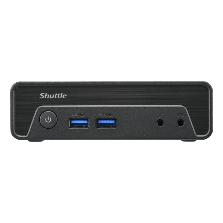 Shuttle Nano PC NE10N PC de 0,6L Preto N100 Intel SoC