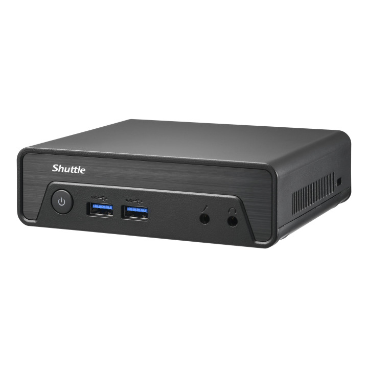 Shuttle Nano PC NE10N PC de 0,6L Preto N100 Intel SoC