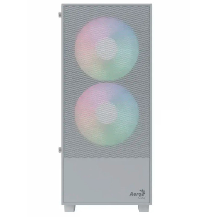 Caixa ATX Aerocool B509A Flow ARGB Vidro Temperado Branca