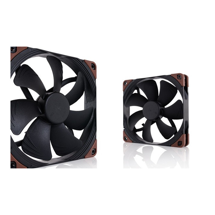 Noctua NF-A14 industrialPPC-2000 Caixa de computador Ventoinha 14 cm Preto, Castanho