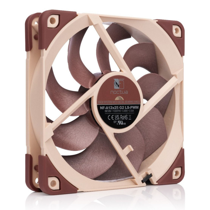 Noctua NF-A12X25 G2 LS-PWM Sistema de Arrefecimento de Computador Caixa de computador Ventoinha 12 cm Bege 1 unidade(s)
