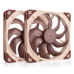 Noctua NF-A14X25 G2 PWM SX2-PP Sistema de Arrefecimento de Computador Caixa de computador Ventoinha 14 cm Bege 2 unidade(s)