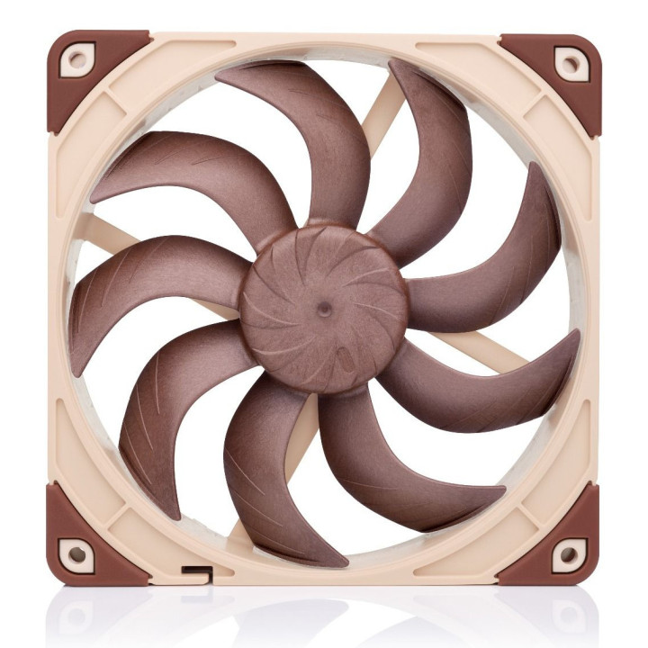 Noctua NF-A14X25 G2 PWM SX2-PP Sistema de Arrefecimento de Computador Caixa de computador Ventoinha 14 cm Bege 2 unidade(s)
