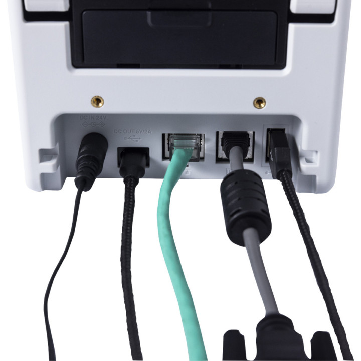 Impressora de etiquetas e talões térmica direta Brother TD-2350DSA203