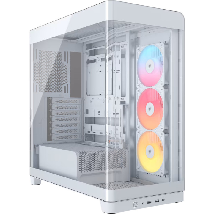 Caixa E-ATX Corsair 4500X RS-R ARGB Branca Vidro Temperado