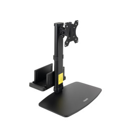 TooQ DB1128TN-B montagem e suporte para monitores 68,6 cm (27") Secretária Preto