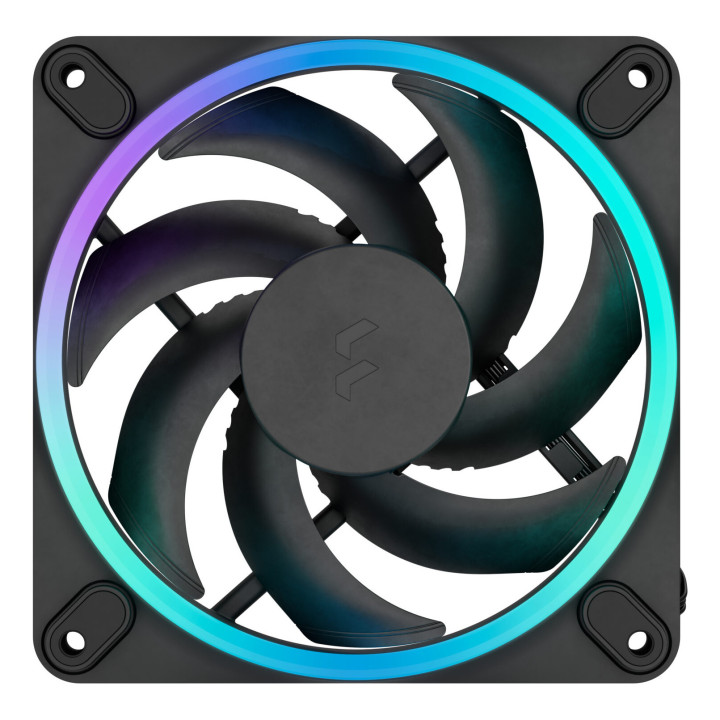 Fractal Design Momentum 12 RGB Caixa de computador Ventoinha 12 cm Preto 1 unidade(s)
