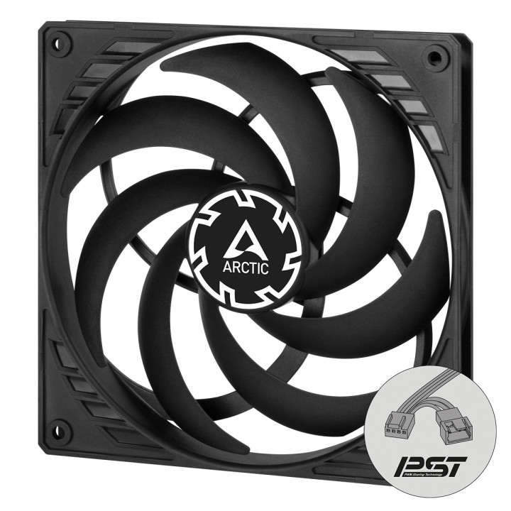 ARCTIC P14 Slim PWM PST Caixa de computador Ventoinha 14 cm Preto 1 unidade(s)